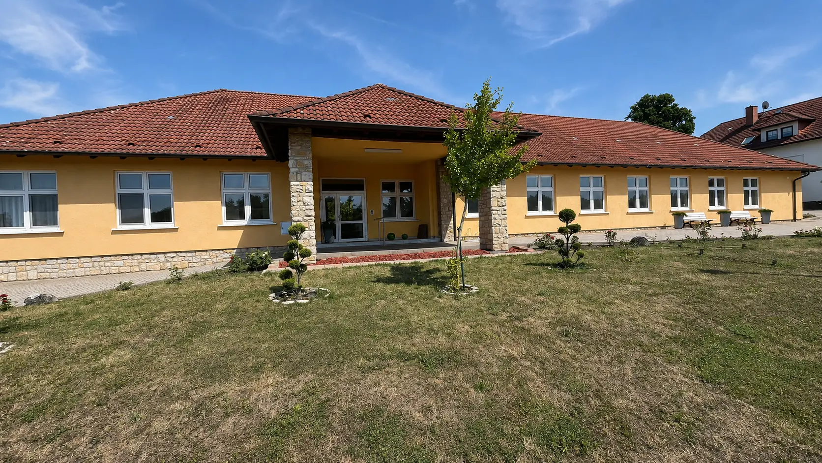 Außenansicht der Physiotherapie Radestock